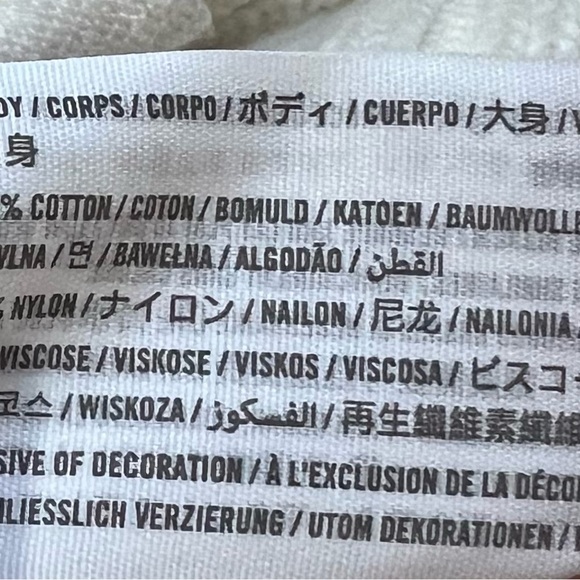 Abercrombie & Fitch Women's Ivory basket weave knit open-Cardigan L - Picture 4 of 7